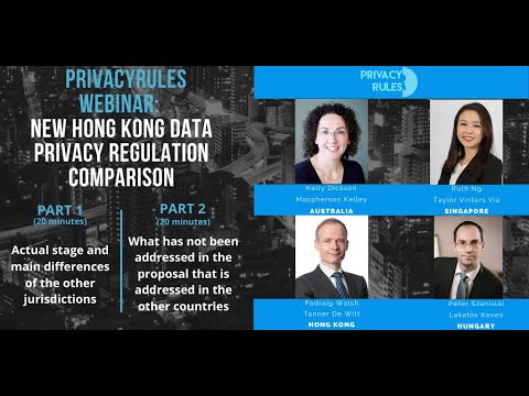 New PrivacyRules data privacy comparison – The Hong Kong regulation