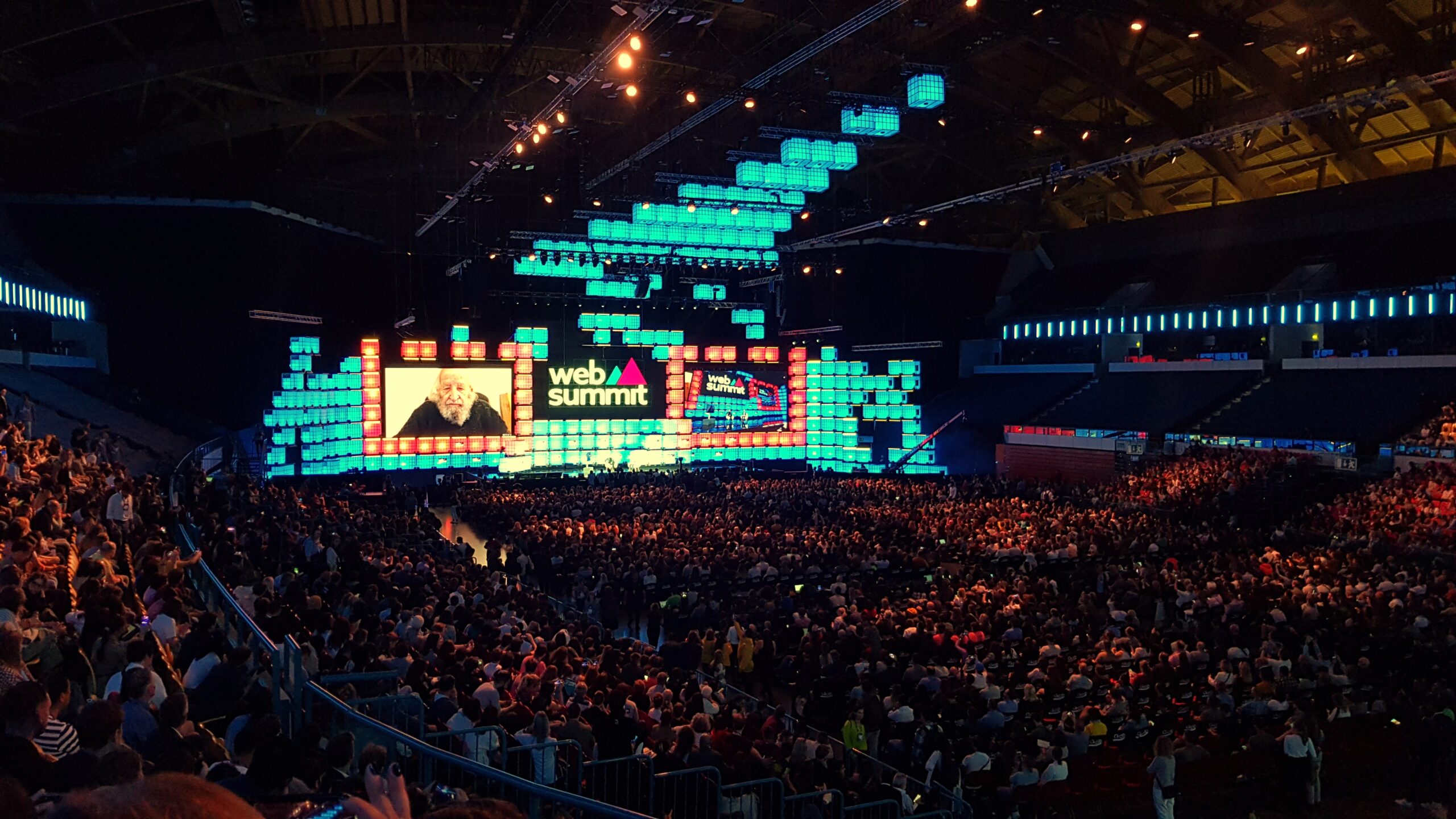 Central stage, Noam Chomsky